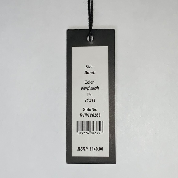 New Romeo + Juliet couture navy/blush romper - Picture 3 of 3